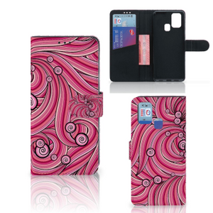 Samsung Galaxy M31 Hoesje Swirl Pink