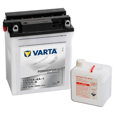 Varta Black Dynamic Powersports Freshpack YB12A-A voertuigaccu 9 Ah 12 V 160 A Motorfiets Varta Black Dynamic Powersports Freshpack YB12A-A voertuigaccu 9 Ah 12 V 160 A Motorfiets