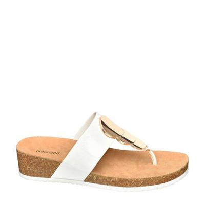 Graceland teenslippers wit