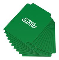 Ultimate Guard Card Dividers Standard Size Green (10) - thumbnail