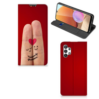 Samsung Galaxy A32 4G | A32 5G Enterprise Editie Hippe Standcase Liefde - Origineel Romantisch Cadeau