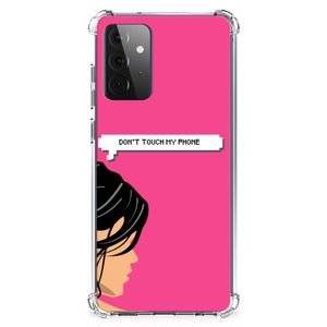 Samsung Galaxy A72 4G/5G Anti Shock Case Woman Don't Touch My Phone