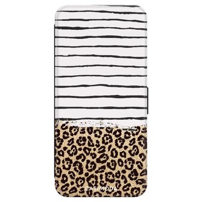 Samsung Galaxy A70 flipcase - Leopard lines