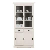 Vitrinekast Lakewood | Hout  | Mindihout | Wit