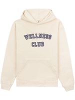 Sporty & Rich hoodie Wellness Club en coton - Tons neutres