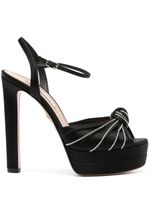 Aquazzura sandales Atelier 140 mm à ornements - Noir - thumbnail