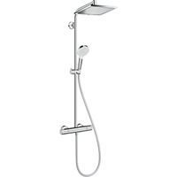 Hansgrohe Crometta E 240 1jet showerpipe met thermostaat chroom 27271000 - thumbnail