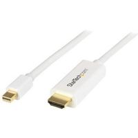 StarTech.com Mini DisplayPort-naar-HDMI-converterkabel 2 m 4K wit