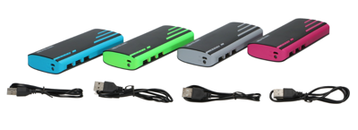Soundlogic Powerbank - 9000mAh Zwart/Groen