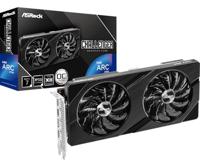 ASRock Intel ARC A750 Challenger D 8 GB OC, 8 GB DDR6, PCIe4, 2 HDMI, 2 DP, 2200MHz klok, 0dB koeling, overklokt