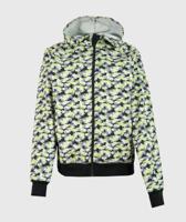 DAD - Softshell Waterproof Hoodie Camouflage Grey And Green