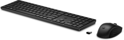 HP 650 Draadloos Toetsenbord en Muis set Zwart Qwerty HP 650 Draadloos Toetsenbord en Muis set Zwart Qwerty