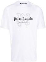 Palm Angels t-shirt à logo Los Angeles imprimé - Blanc