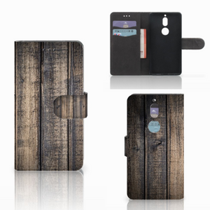 Nokia 7 Book Style Case Steigerhout