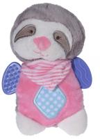 Tender Toys knuffelluiaard roze 15 cm