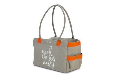 Beeztees Metka - Schoudertas Hond - Grijs - 40x20x28 cm