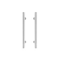 Deurgrepen per paar T-vorm 600x65x20 HoH 400mm RVS