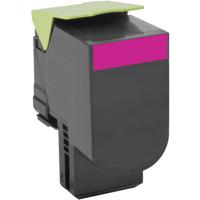 Lexmark Tonercassette 802M CX310 CX410 CX510 Origineel Magenta 1000 bladzijden 80C20M0 - thumbnail