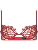 Kiki de Montparnasse soutien-gorge à détails en dentelle - Rouge