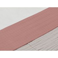 Jollein laken Wrinkled Cotton Rosewood Maat - thumbnail