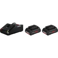 Bosch Professional 2x ProCORE18V 4.0Ah + GAL 18V-40 Professional 1600A01BA3 Accu en acculader voor gereedschap 18 V 4 Ah Li-ion - thumbnail