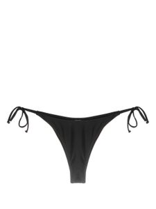 Moschino bas de bikini à logo imprimé - Noir