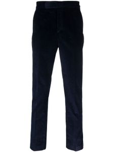 Polo Ralph Lauren pantalon slim en velours côtelé de coton - Bleu