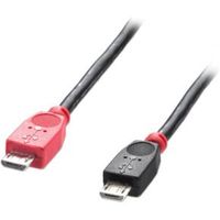 Lindy 31758 USB-kabel micro-USB-B > micro-USB-B male/male