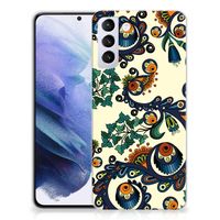 Siliconen Hoesje Samsung Galaxy S21 Plus Barok Flower - thumbnail