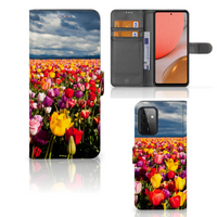 Samsung Galaxy A72 Hoesje Tulpen - thumbnail