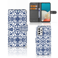 Samsung Galaxy A53 Hoesje Flower Blue