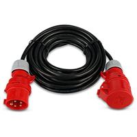 REV 0577740555 CEE verlengkabel, verlengkabel voor buiten, IP44. 10 m 11000 W, zwart