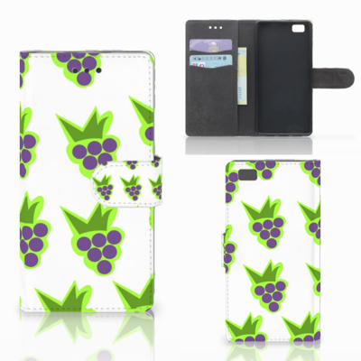 Huawei Ascend P8 Lite Book Cover Druiven Huawei Ascend P8 Lite Book Cover Druiven