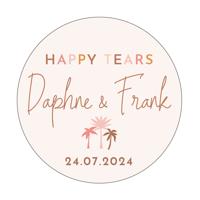 Etiket rond 35mm Happy Tears Summer glow