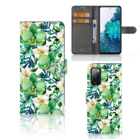 Samsung Galaxy S20 FE Hoesje Orchidee Groen