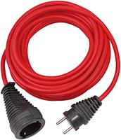 Brennenstuhl 1167454 electriciteitssnoer Rood 5 m - Elektrische kabel (5 m, Mannelijk/Vrouwelijk, H05VV-F, Rood)