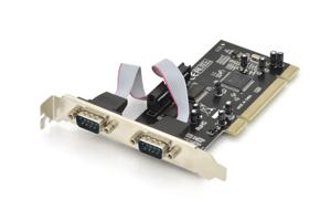 Digitus DS-33003 2 poorten Seriële interfacekaart Serieel (9-pol.) PCI