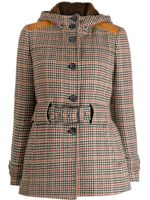 Prada Pre-Owned houndstooth hooded jacket - Multicolore - thumbnail