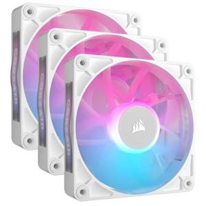 Corsair iCUE LINK RX120 RGB White 120 mm PWM-fan, Starterskit case fan 4-pin PWM