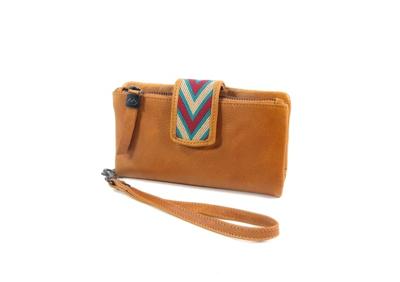 friendship leren dames portemonnee camel