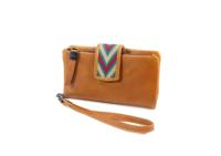 friendship leren dames portemonnee camel