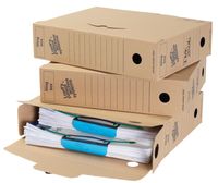 Loeff&apos;s archiefdoos Filing Box 345x250x80 mm, pak van 50 stuks - thumbnail