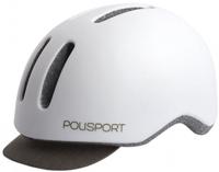 Polisport PolispGoudt helm Commuter mat wit/grijs L 58-61cm