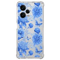 Case voor Xiaomi Redmi Note 12 Pro Flowers Blue - thumbnail