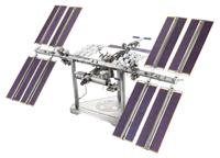 Metal Earth Iconx International Space Station (ISS) Metalen bouwpakket - thumbnail