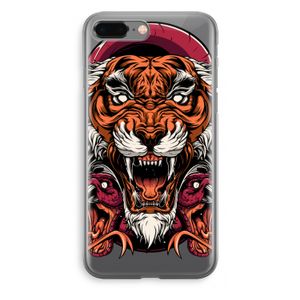 Tiger and Rattlesnakes: iPhone 8 Plus Transparant Hoesje