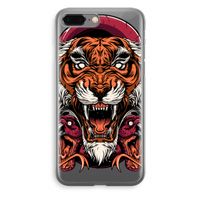 Tiger and Rattlesnakes: iPhone 8 Plus Transparant Hoesje