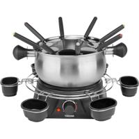 Tristar FO-1109 Fondue 1400 W 8 fonduevorkjes Zwart, RVS