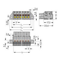 WAGO 2231-112/031-000 Female behuizing (kabel) 2231 Totaal aantal polen: 12 Rastermaat: 5 mm Inhoud: 25 stuk(s) - thumbnail