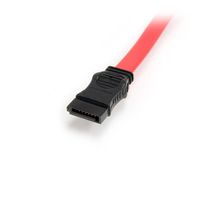 StarTech.com 30 cm Slimline SATA naar SATA Adapter met LP4 Voedingskabel - thumbnail